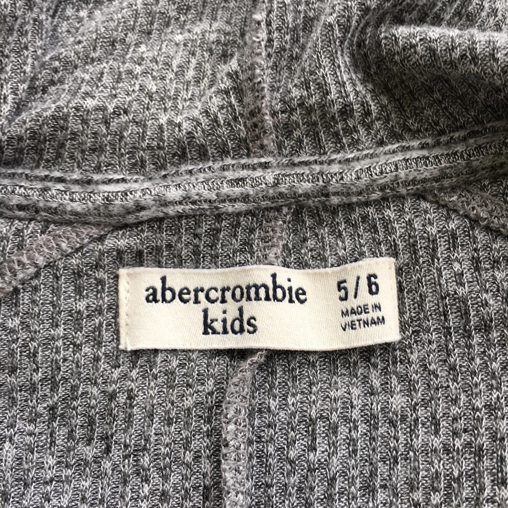 Abercrombie Kids hooded cardigan. Girls 5/6❤️ - Picture 5 of 8